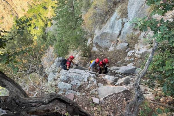 Fethiye’de Kelebekler Vadisi’nde Kurtarma Operasyonu